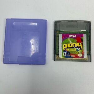 Pong The Next Level 1999 Nintendo Game Boy Color With Case Tested C6